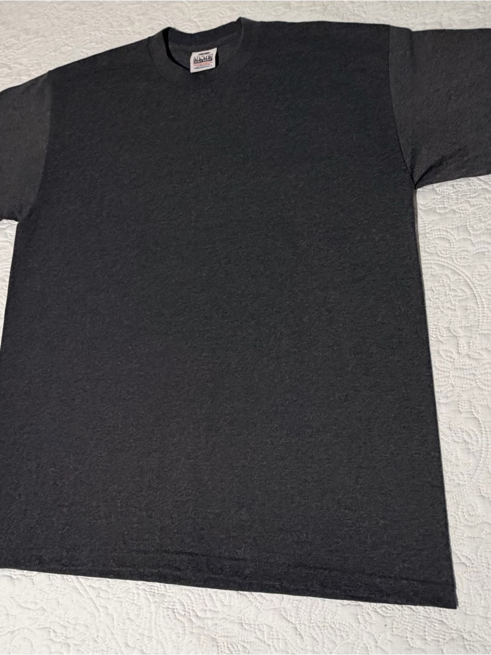 Pro Club Men’s Heavyweight Crew Neck T-Shirt - Black